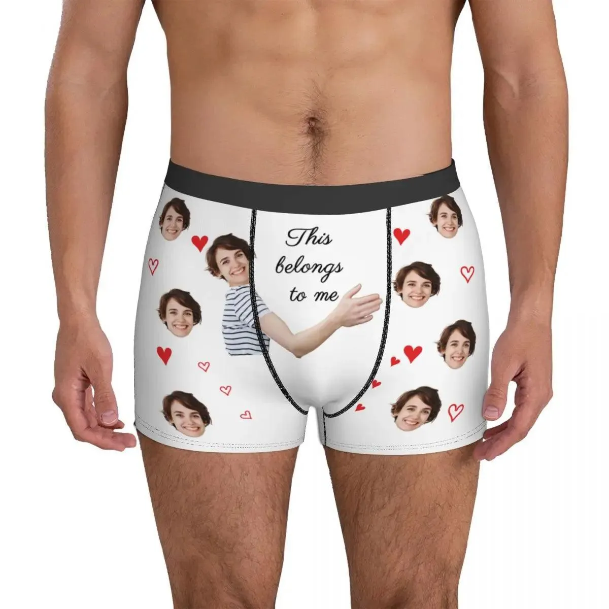 Personalised Underwear for Men, Valentines Day Gifts for Him