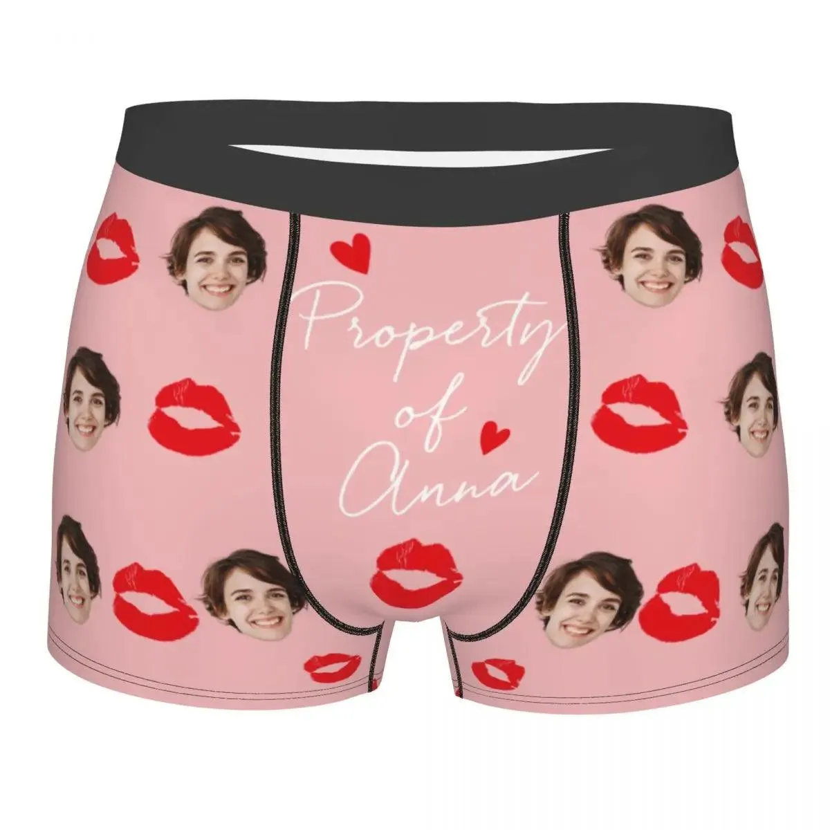 Personalised Underwear for Men, Valentines Day Gifts for Him
