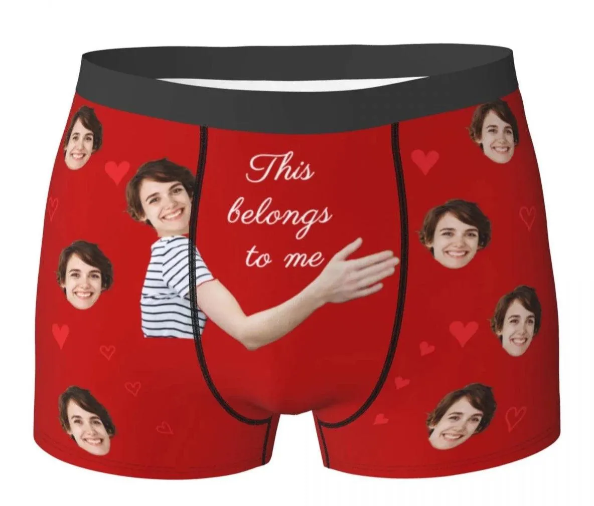 Personalised Underwear for Men, Valentines Day Gifts for Him