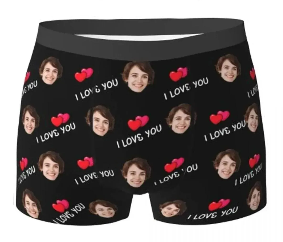 Personalised Underwear for Men, Valentines Day Gifts for Him