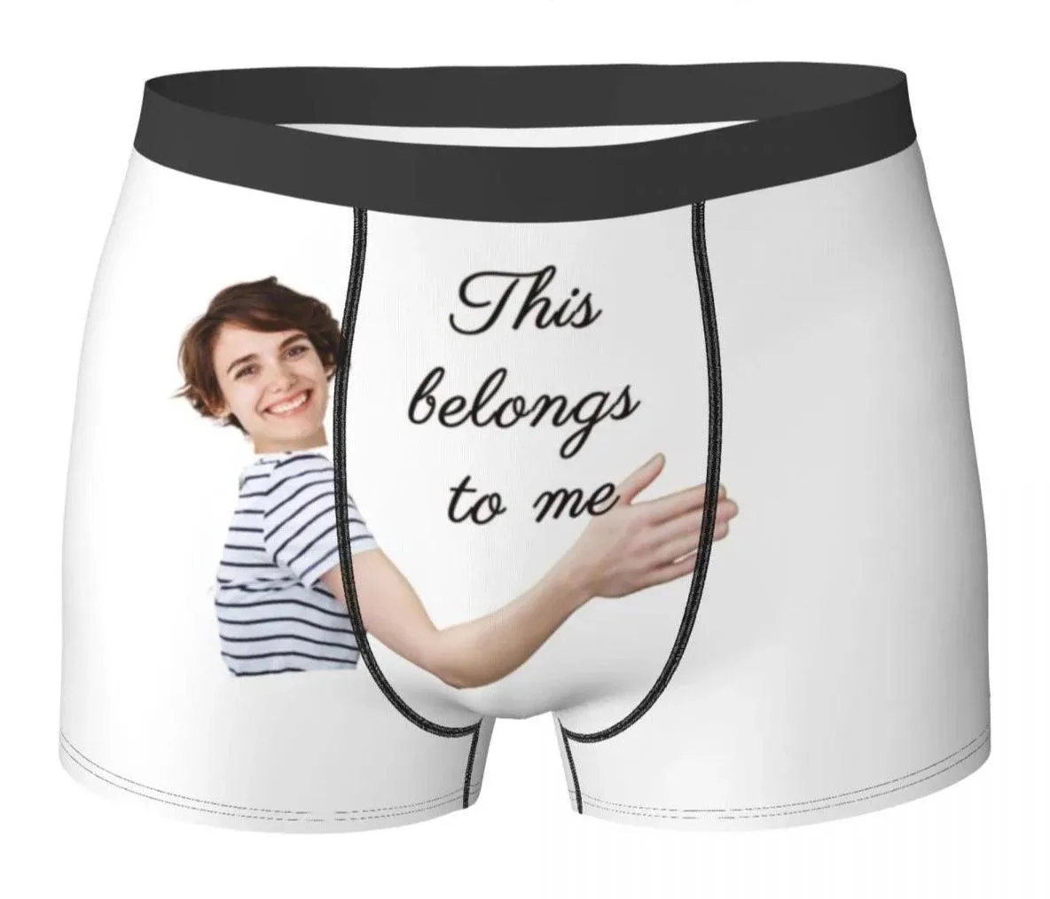 Personalised Underwear for Men, Valentines Day Gifts for Him