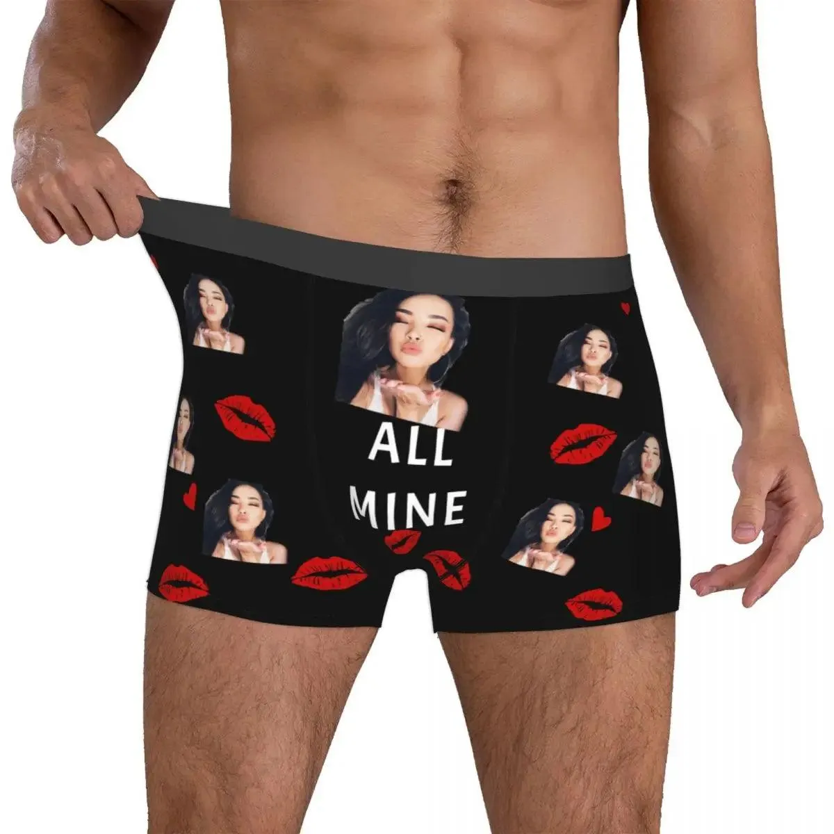 Personalised Underwear for Men, Valentines Day Gifts for Him