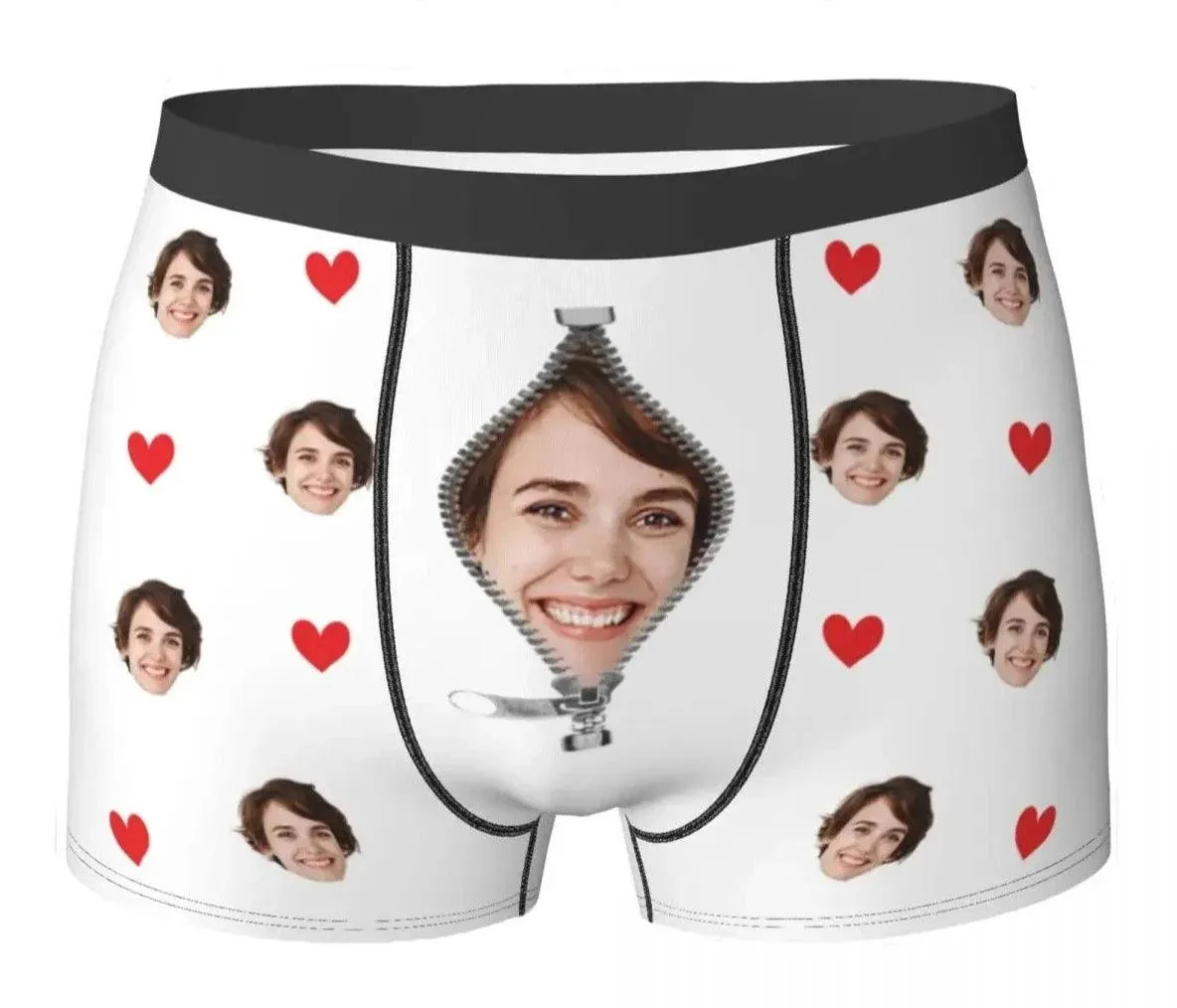 Personalised Underwear for Men, Valentines Day Gifts for Him