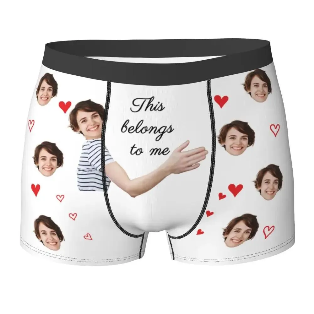 Personalised Underwear for Men, Valentines Day Gifts for Him