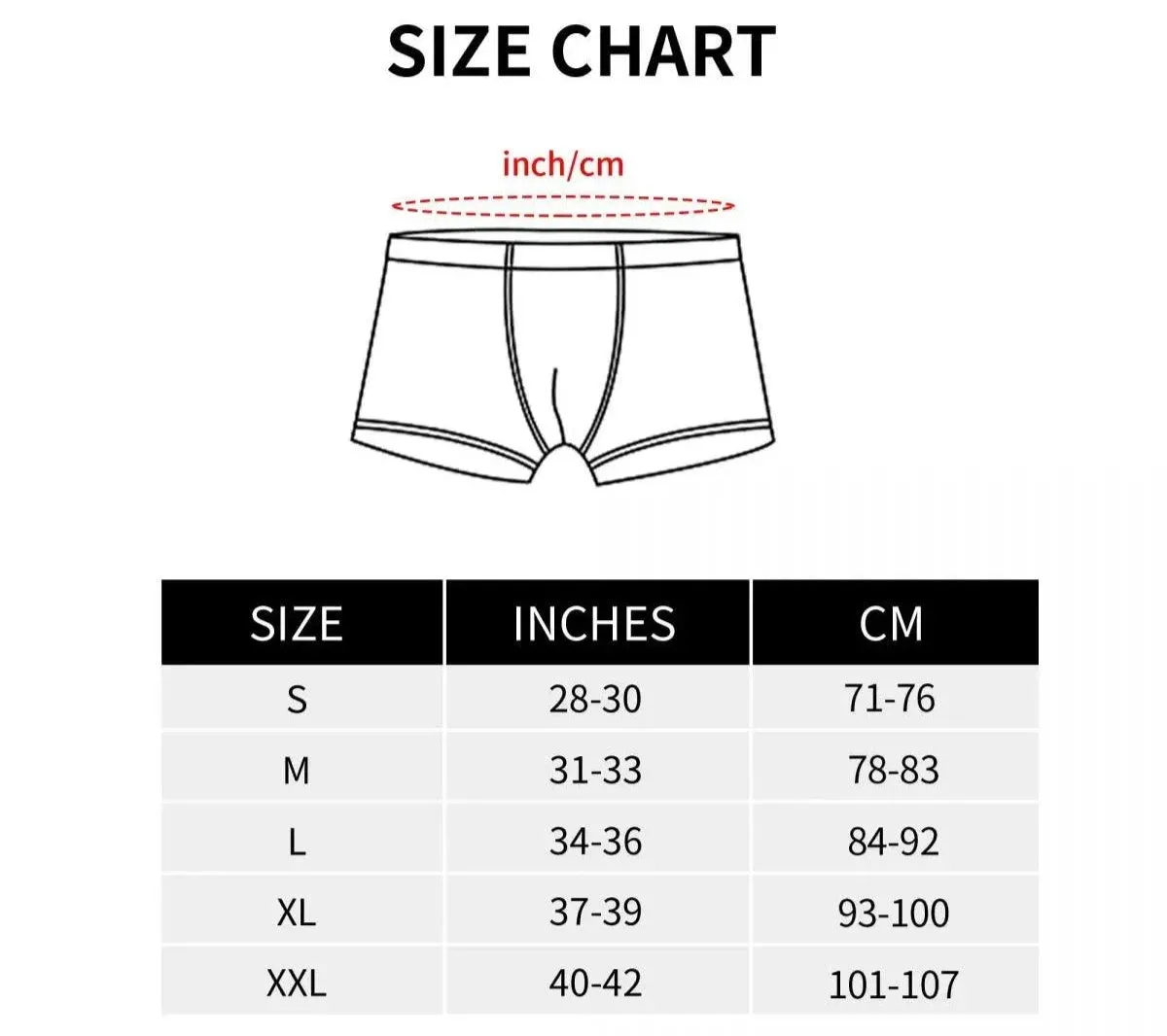Personalised Underwear for Men, Valentines Day Gifts for Him