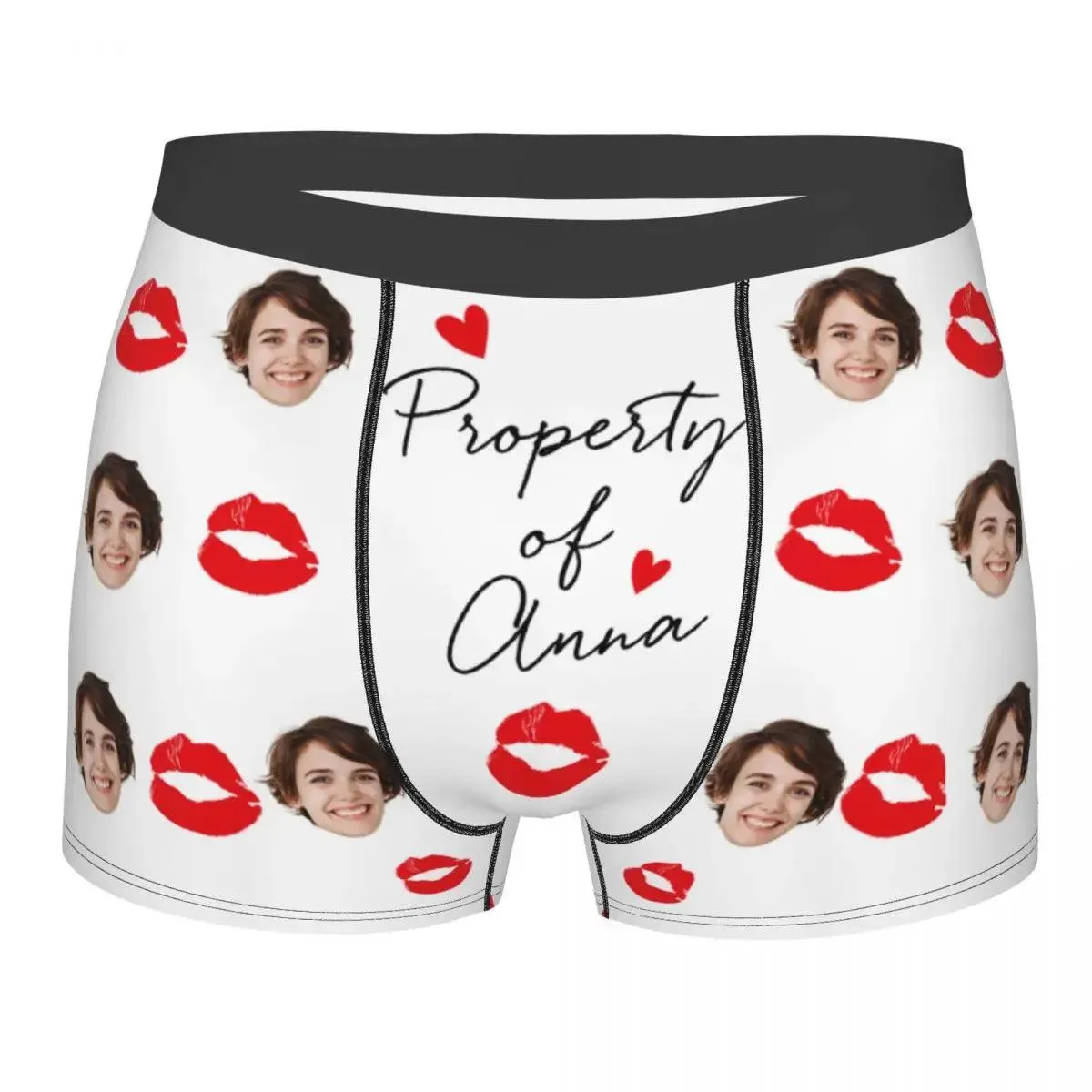 Personalised Underwear for Men, Valentines Day Gifts for Him