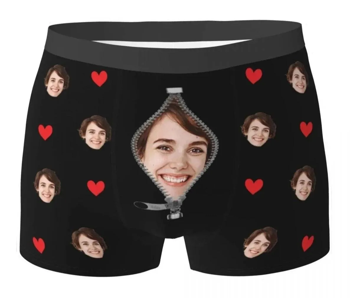 Personalised Underwear for Men, Valentines Day Gifts for Him