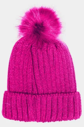 Pink Pom Pom Beanie