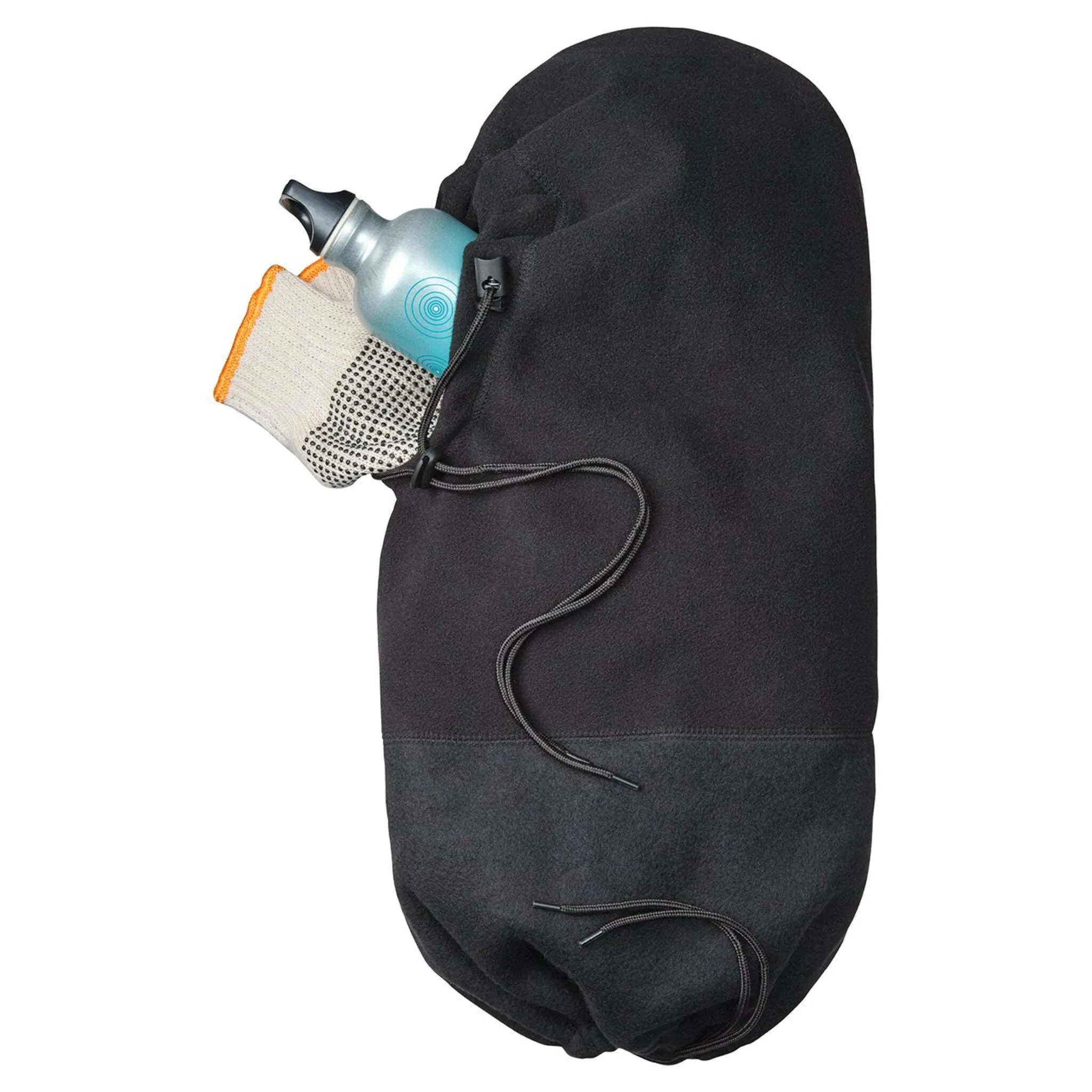 Pioneer 6-In-1 Fleece Waterproof Hood Black | Versatile Weather-Resistant Headwear | Balaclava, Beanie, Scarf, Neck Warmer | Adjustable Fit | One Size
