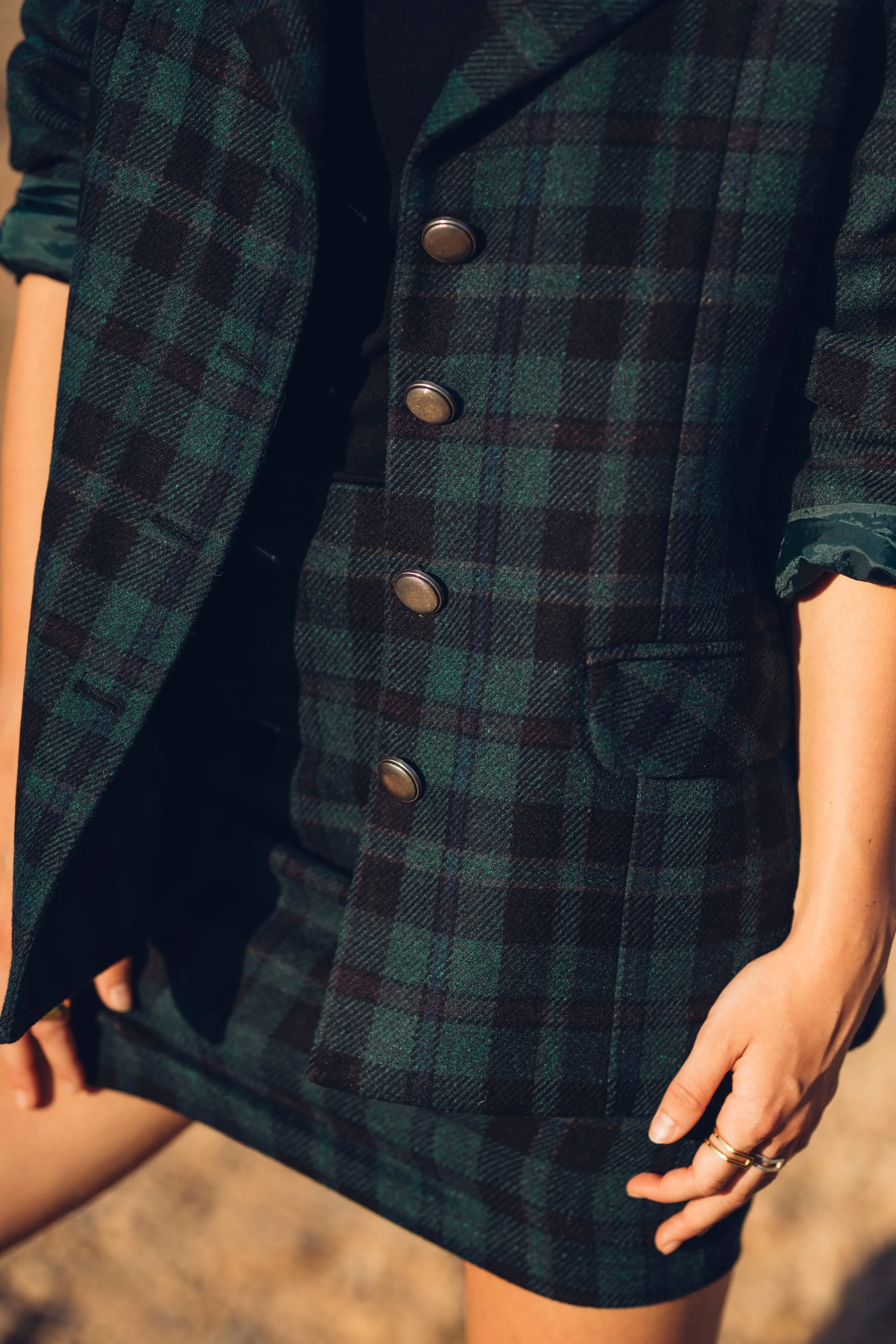 Plaid Blazer
