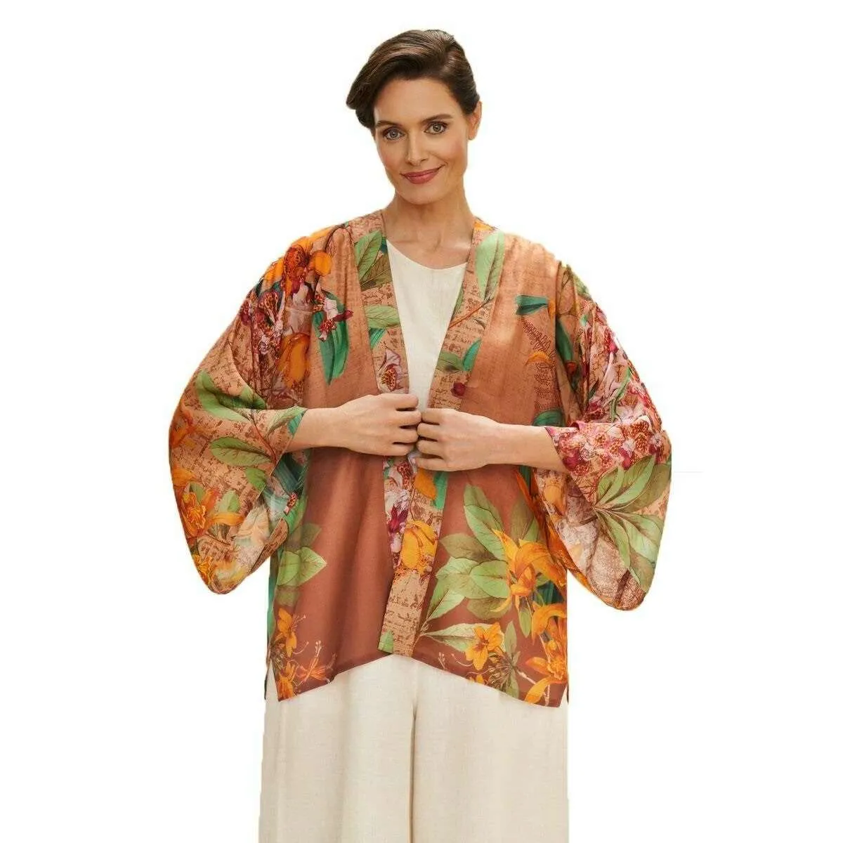 Powder Botany Bliss Kimono Jacket - Taupe