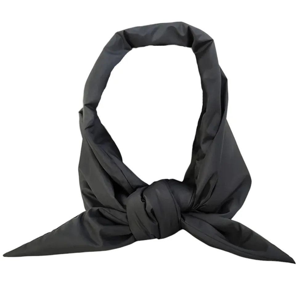 Quilted Hooded Triangle Scarf