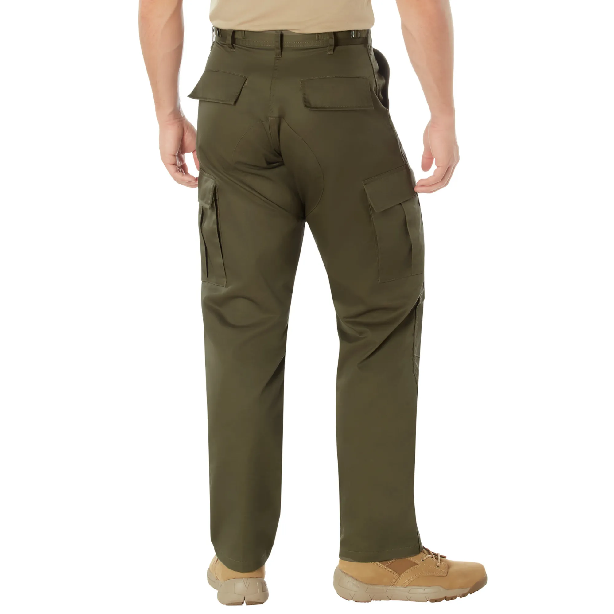 Ranger Green - Tactical BDU Pants - Cotton Polyester Twill - Button Fly