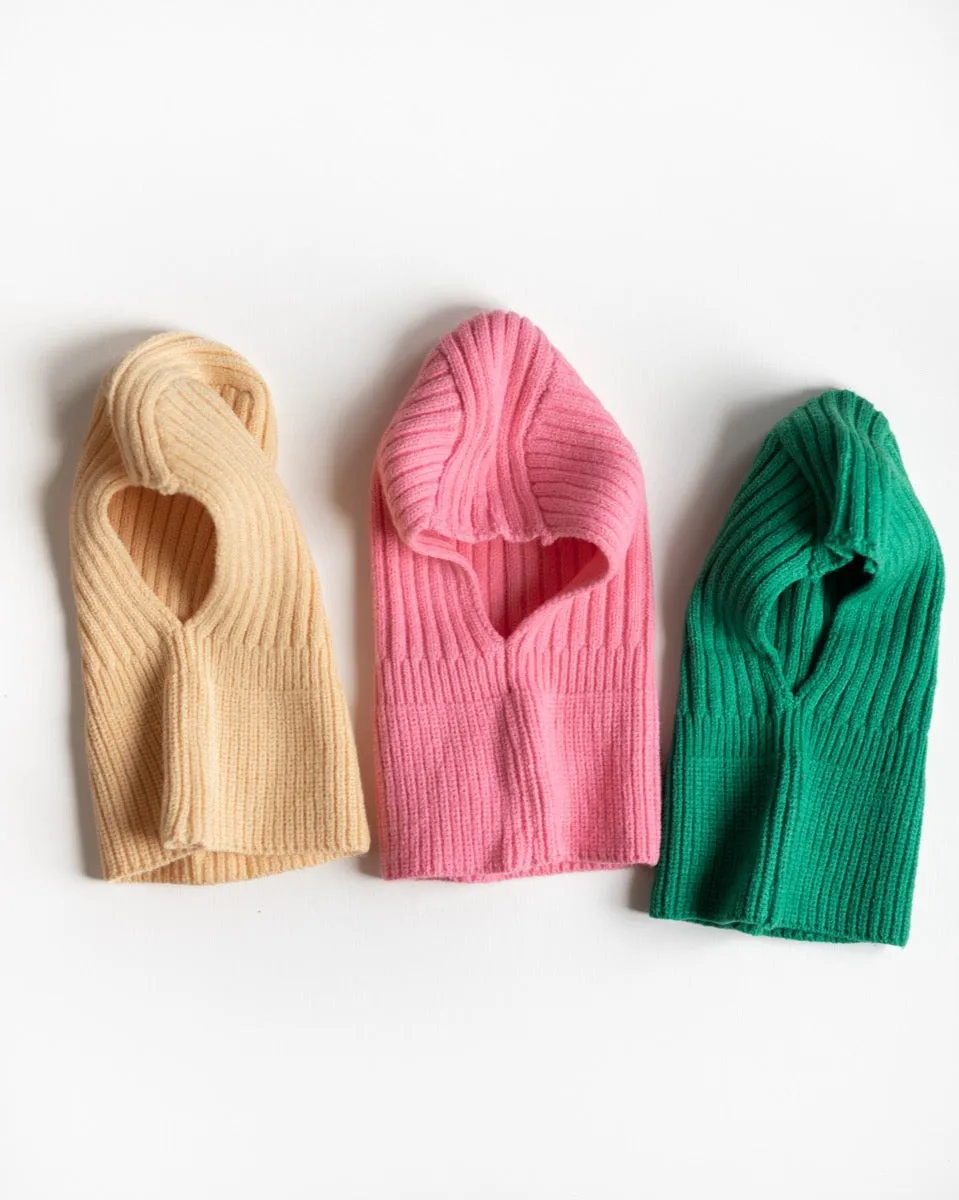 ribbed balaclava
