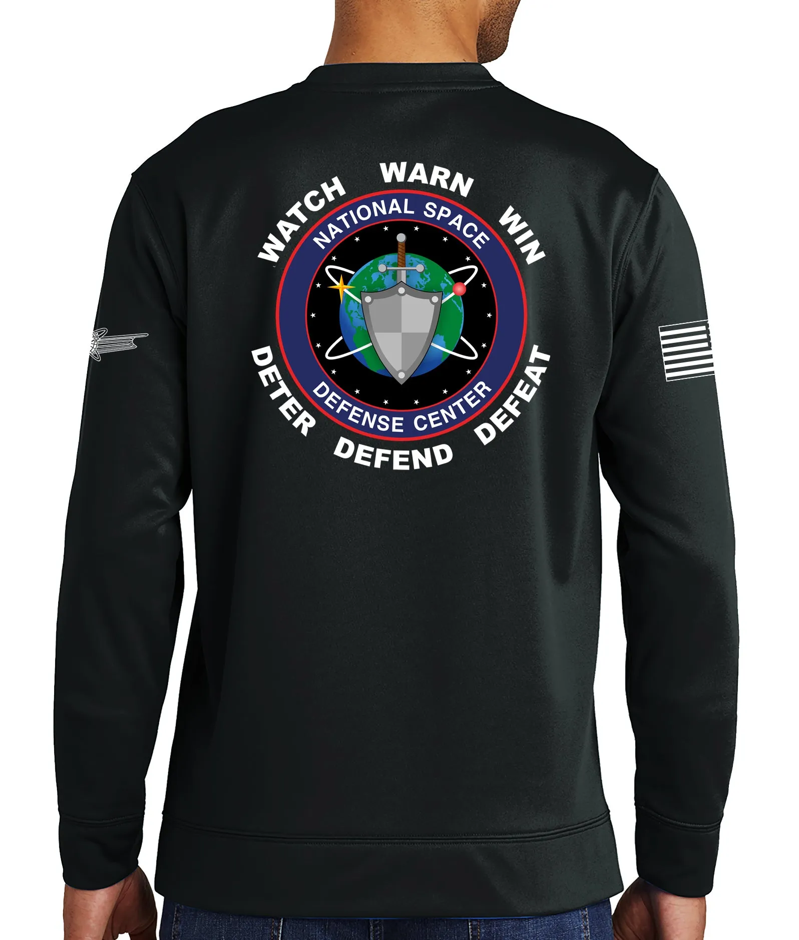 S4S & NSDC Polyester Crewneck Unisex Sweatshirt. This shirt IS approved for PT.