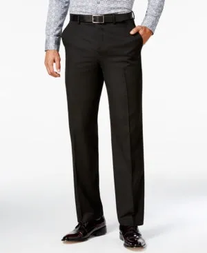 Sean John Mens Classic fit Dress Pants 44 / 30 Black Solid