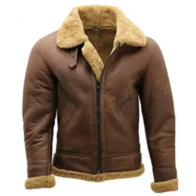Shearling Bomber Jacket – Warm & Stylish