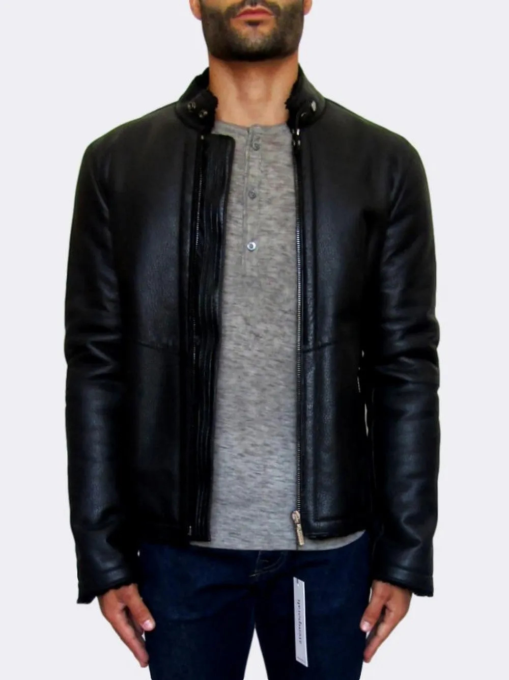 Shearling Leather Jacket