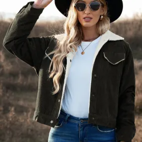 Shelly Lined Corduroy Jacket