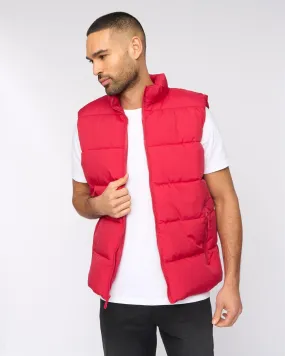 Stanten Puffer Gilet Red