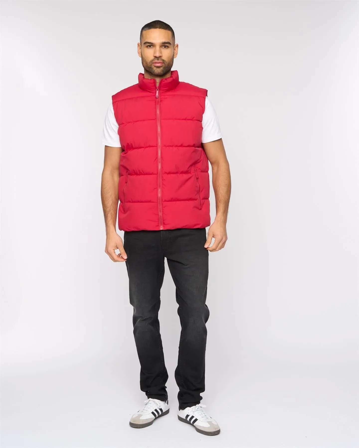 Stanten Puffer Gilet Red