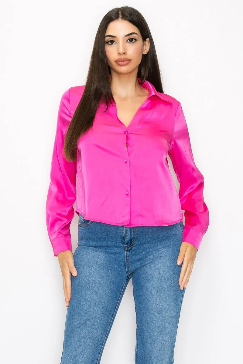 STILL LOVE YOU SATIN TOP