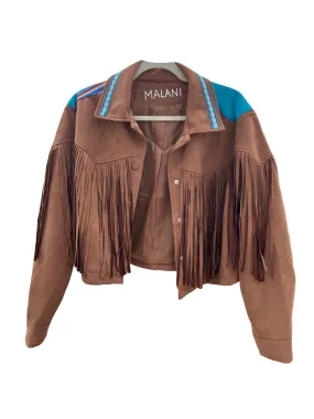 Suede Fringe Jacket