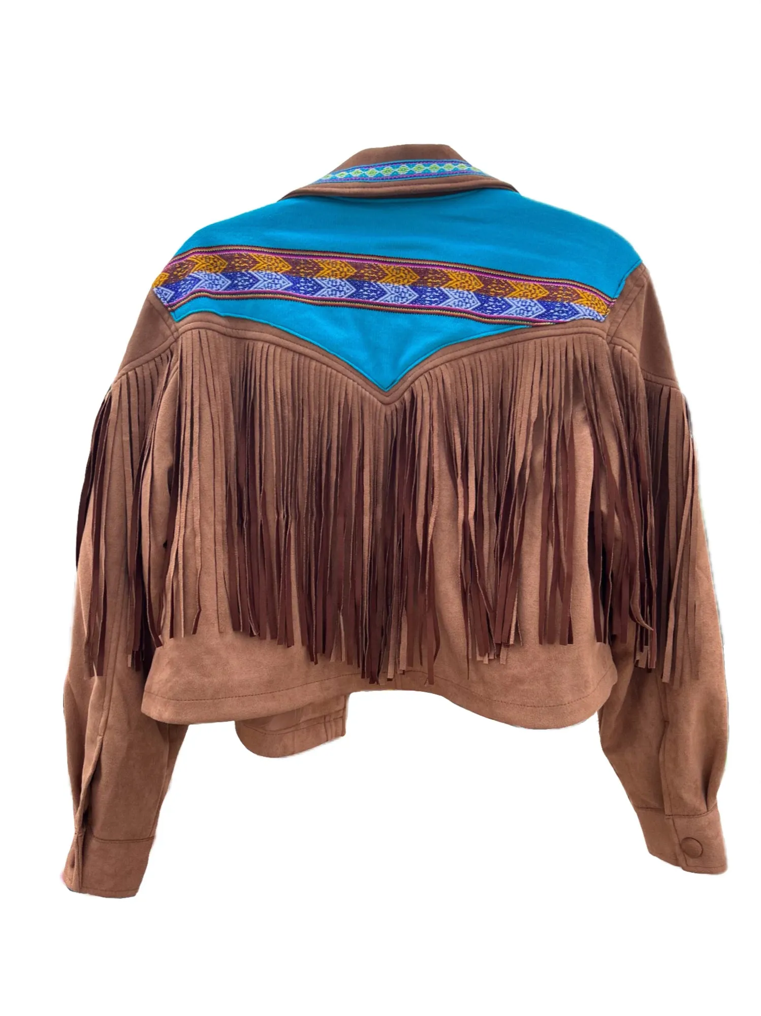 Suede Fringe Jacket