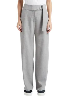 Suncoo Jaime Wide Leg Pant - Gris Clair