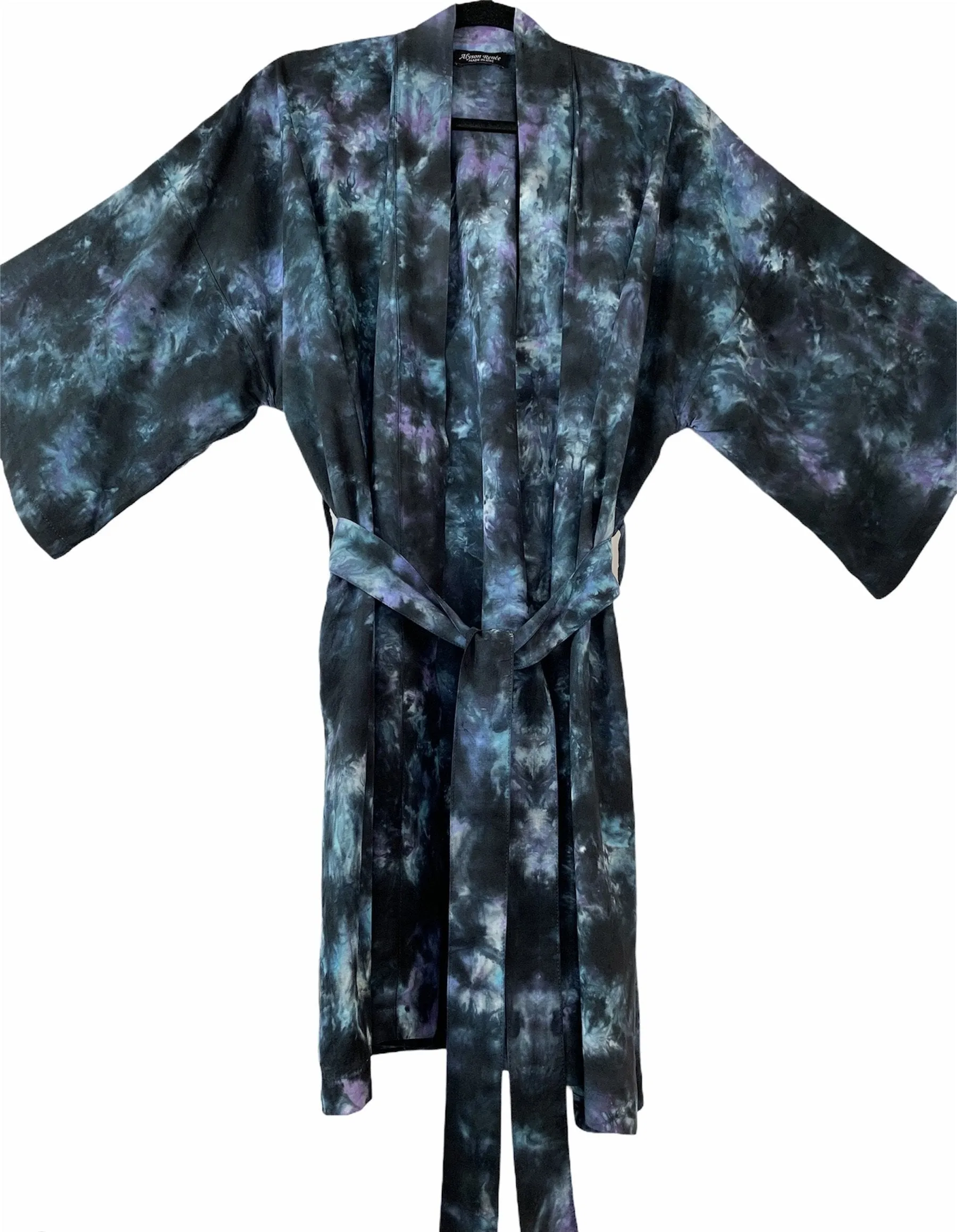 Sunlit forest kimono robe