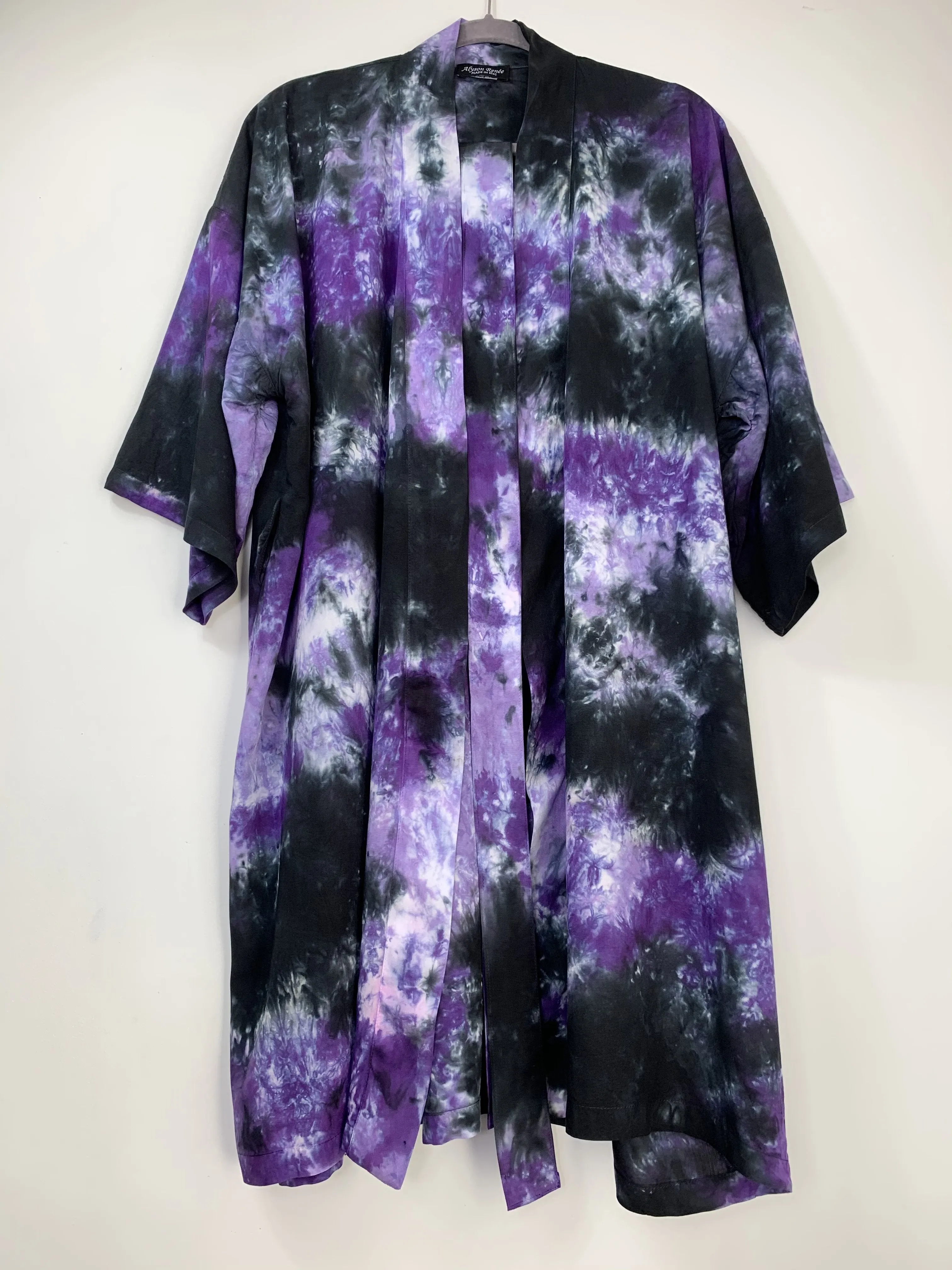Sunlit forest kimono robe