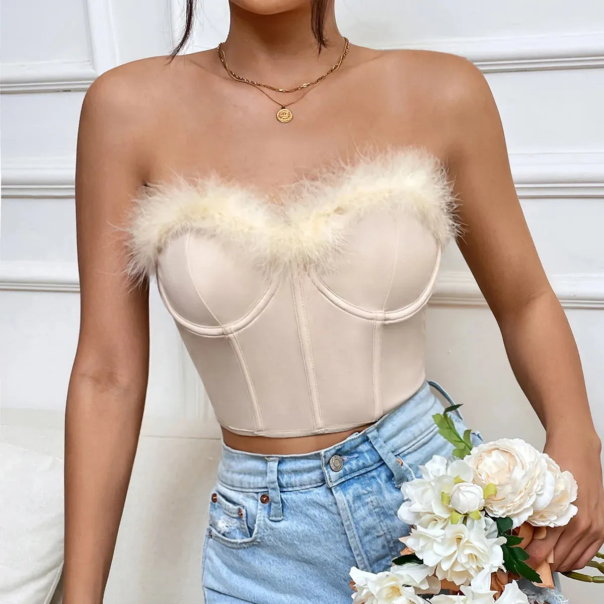Sweet As Candy Bustier Top