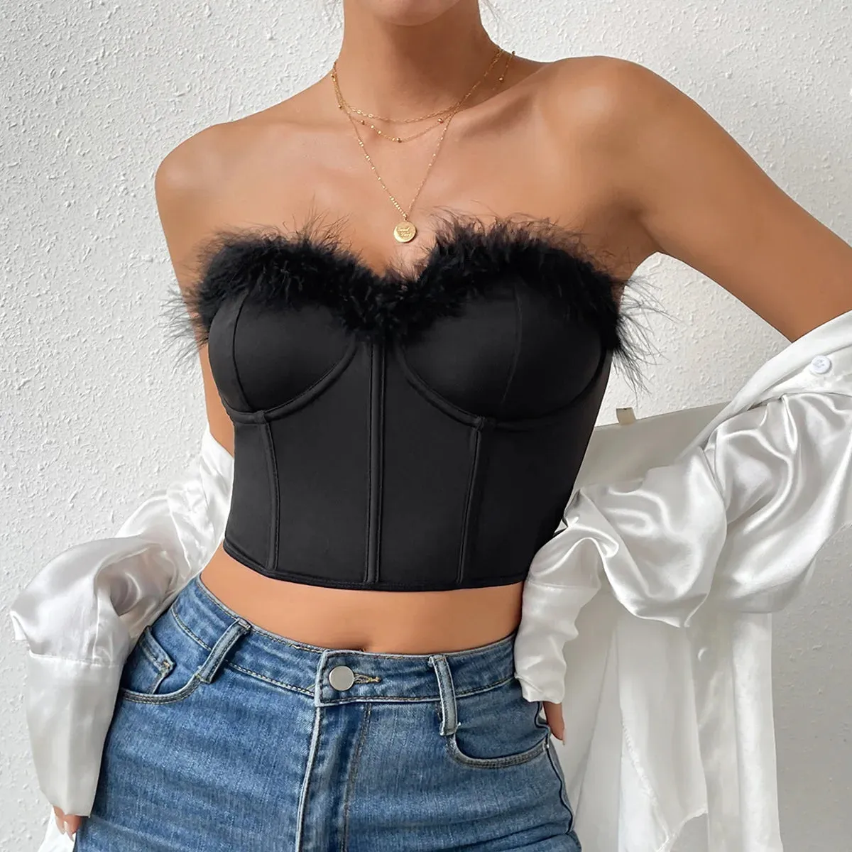 Sweet As Candy Bustier Top