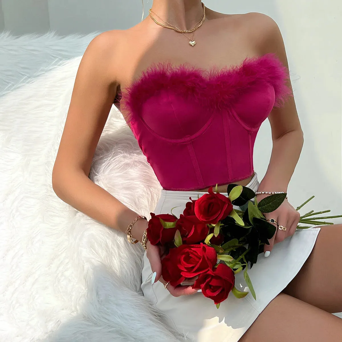 Sweet As Candy Bustier Top
