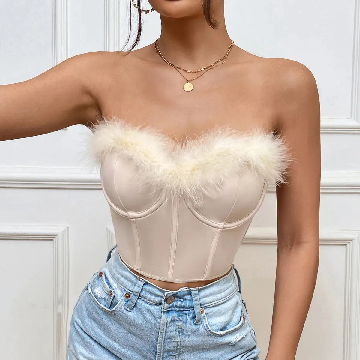 Sweet As Candy Bustier Top