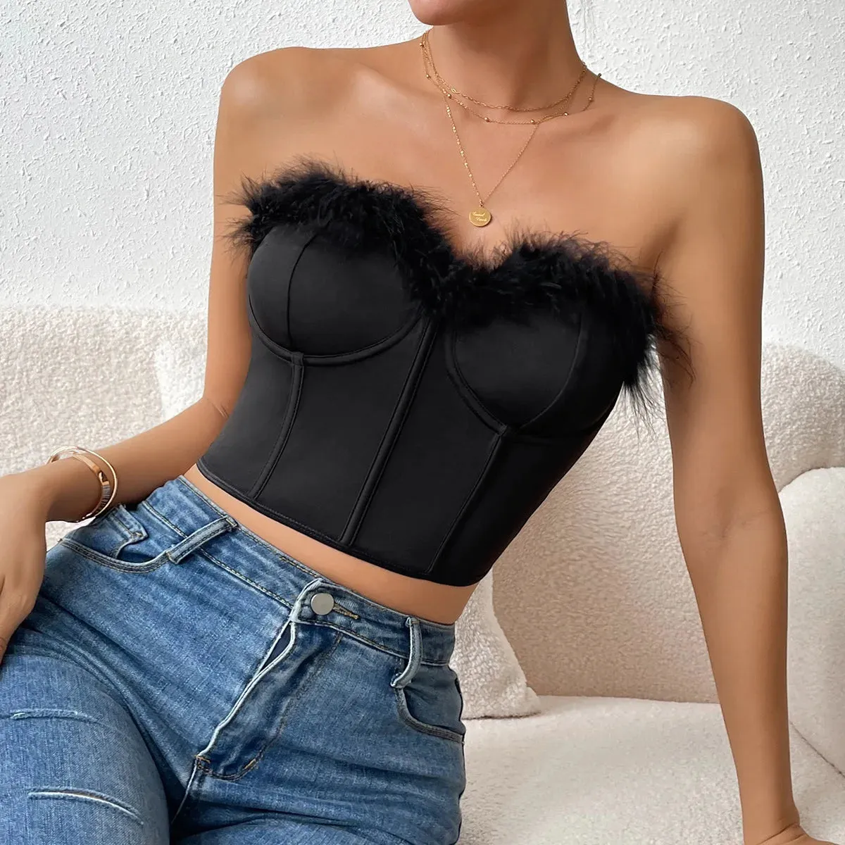 Sweet As Candy Bustier Top