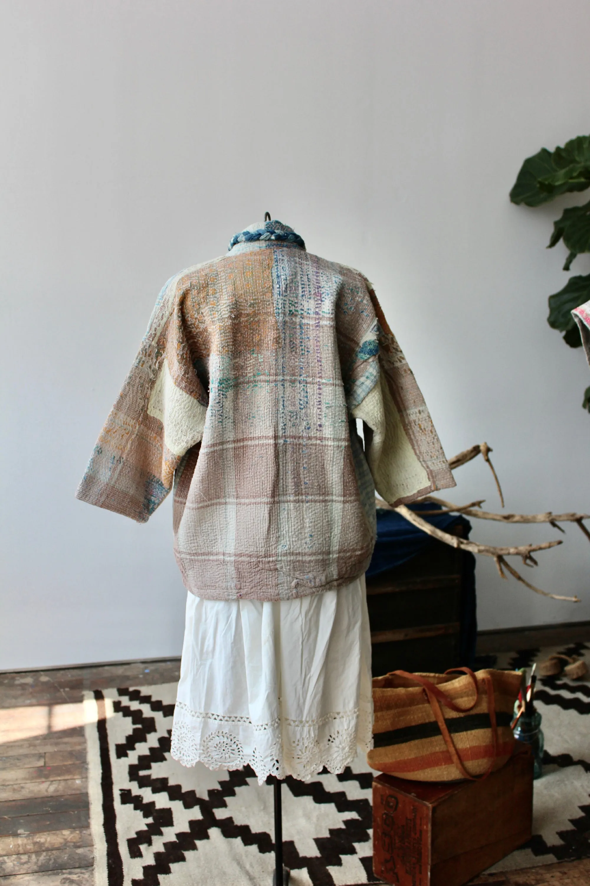 The Highlands Foundry Kantha Quilt Haori Jacket THF27