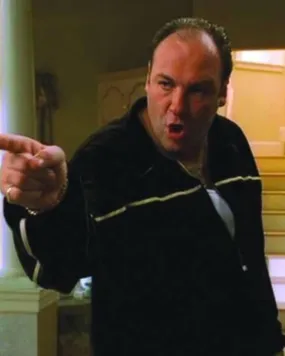 The Sopranos Tony Black Track Suit