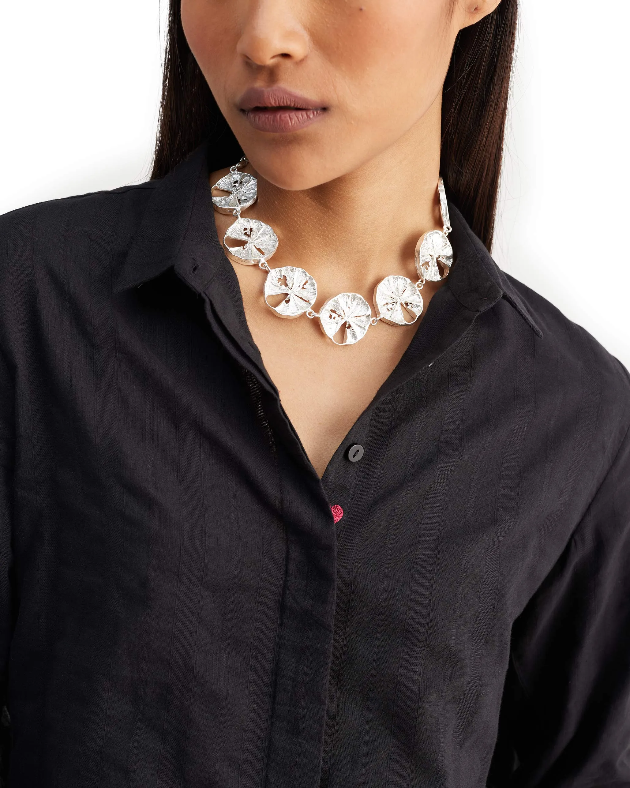 The Waterfall Shirt Set - Black