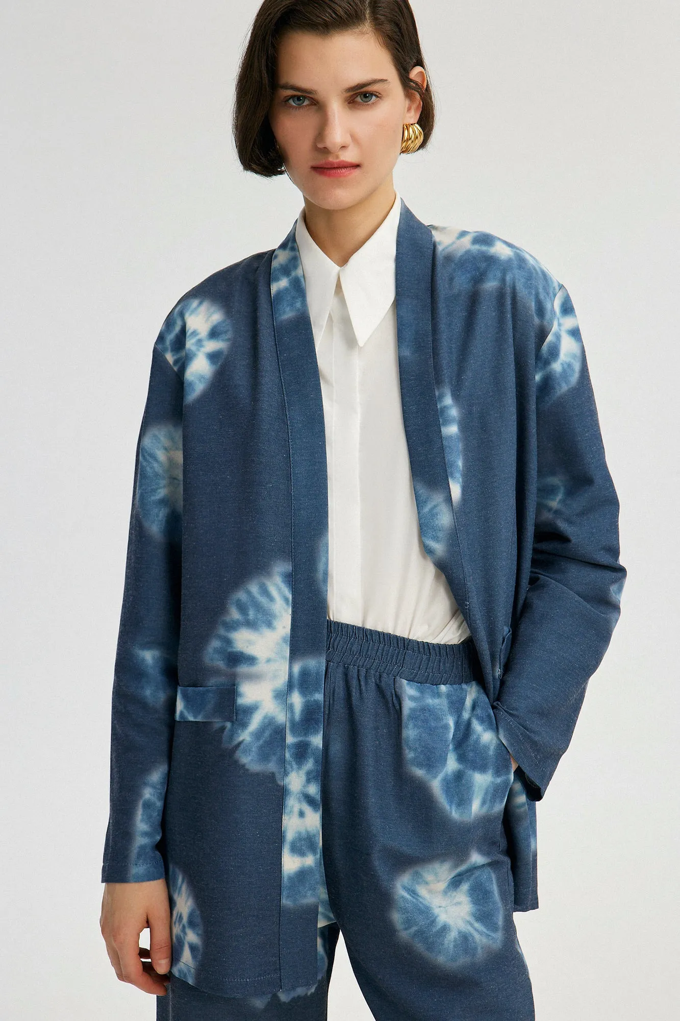 TIE DYE PRINTED JACKET