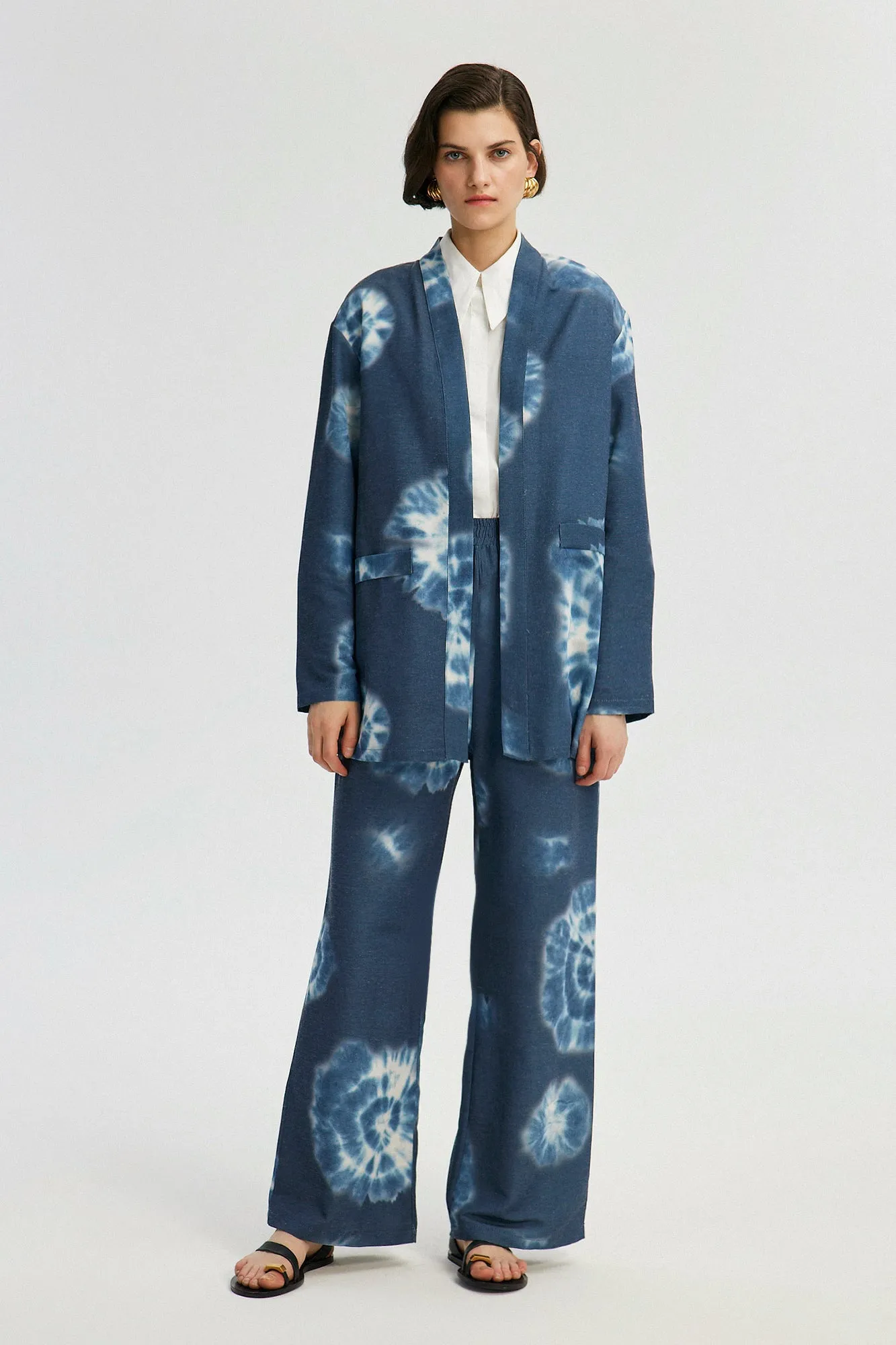 TIE DYE PRINTED JACKET