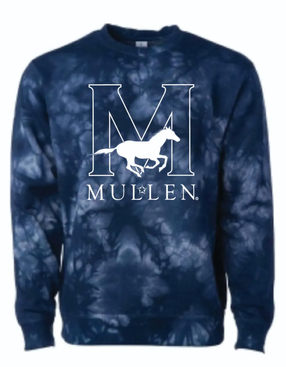 TIE DYED SWEATSHIRT NAVY