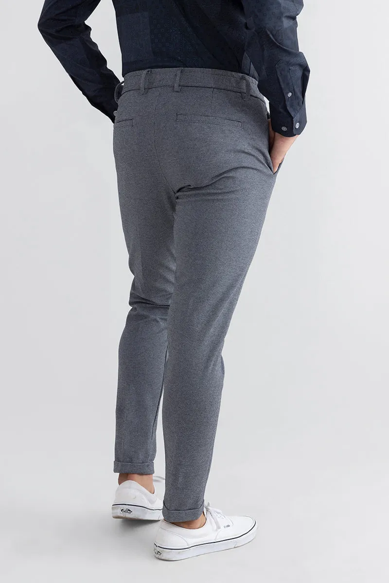 Towny Grey Knitted Chino