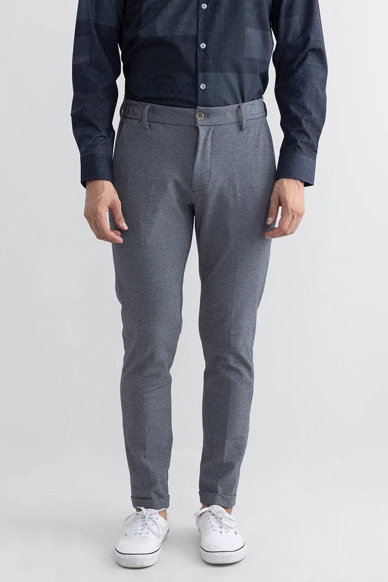 Towny Grey Knitted Chino