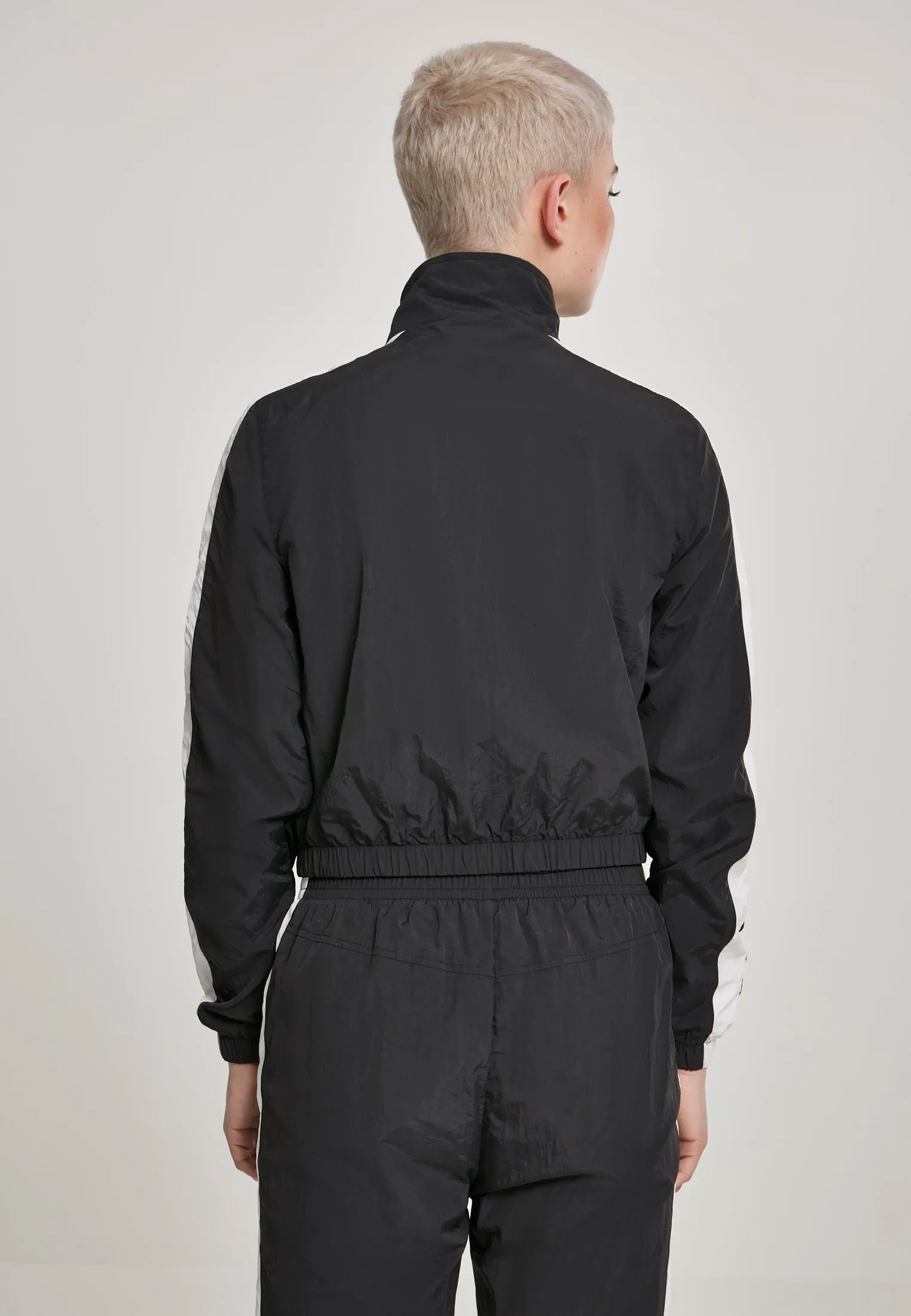 UC Short Striped Crinkle Track Jacket