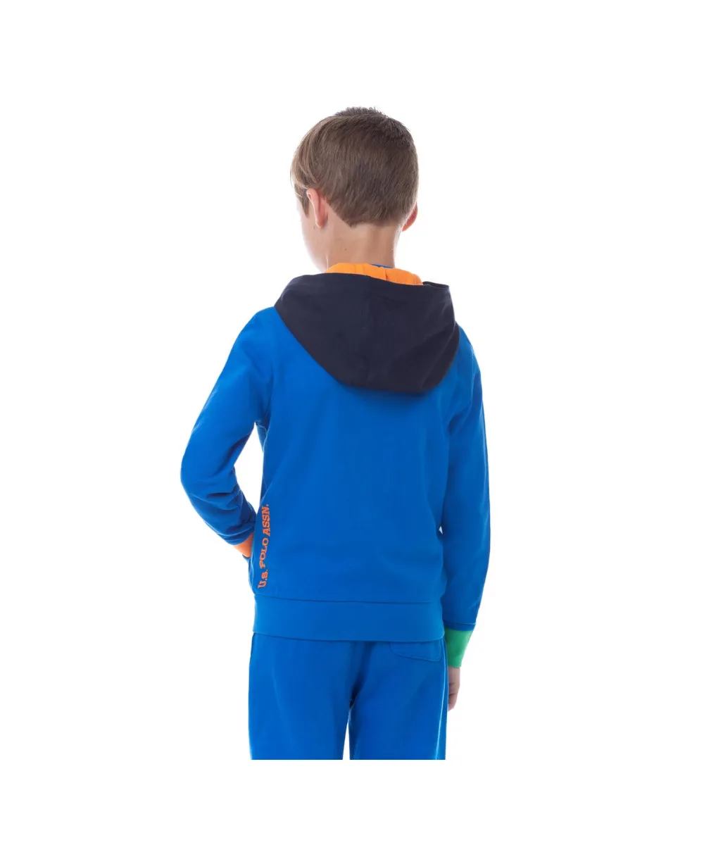US POLO KIDS HOODIE IN NAVY