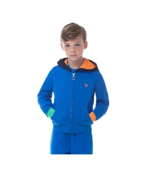 US POLO KIDS HOODIE IN NAVY