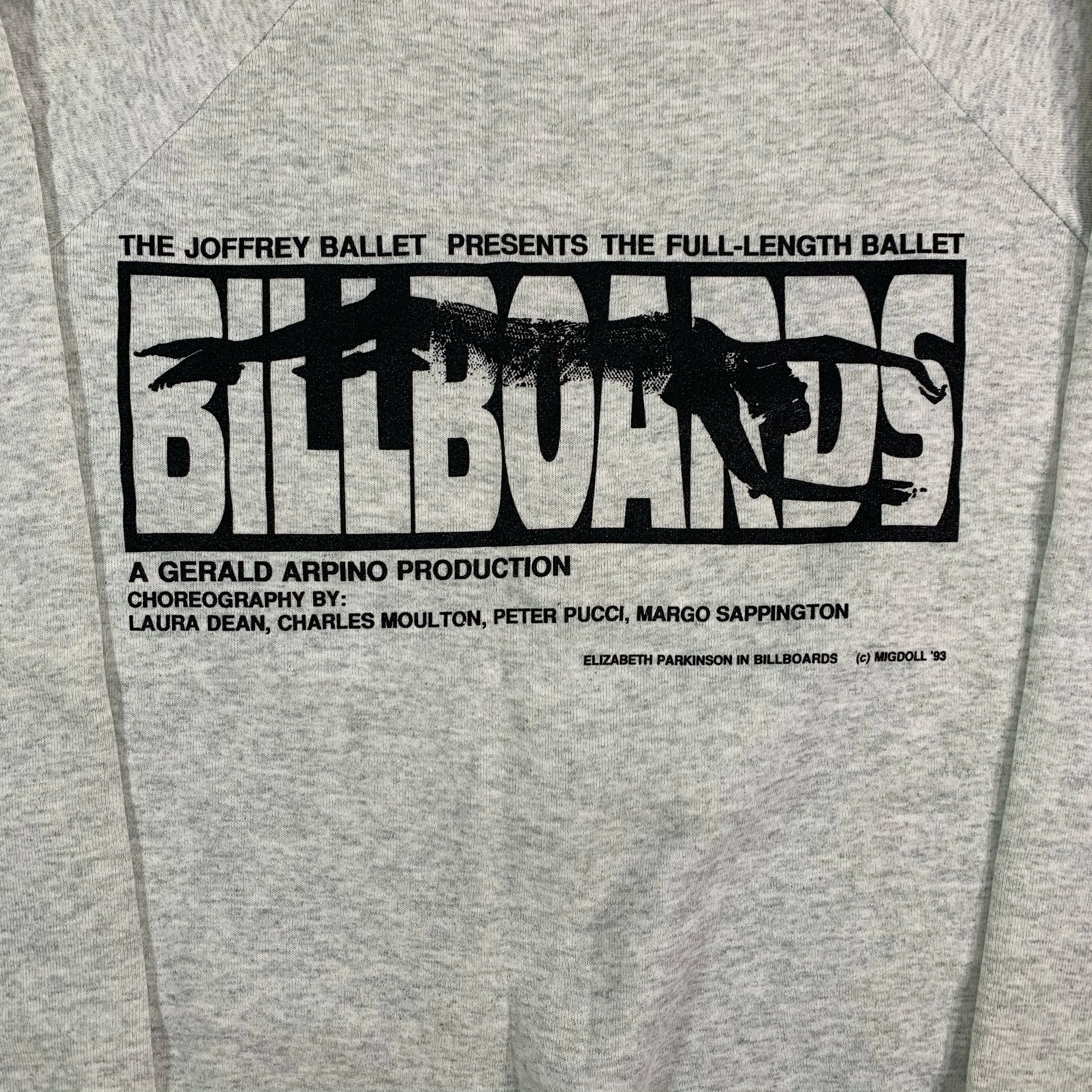 Vintage Billboards Ballet "Prince" Raglan Sweatshirt