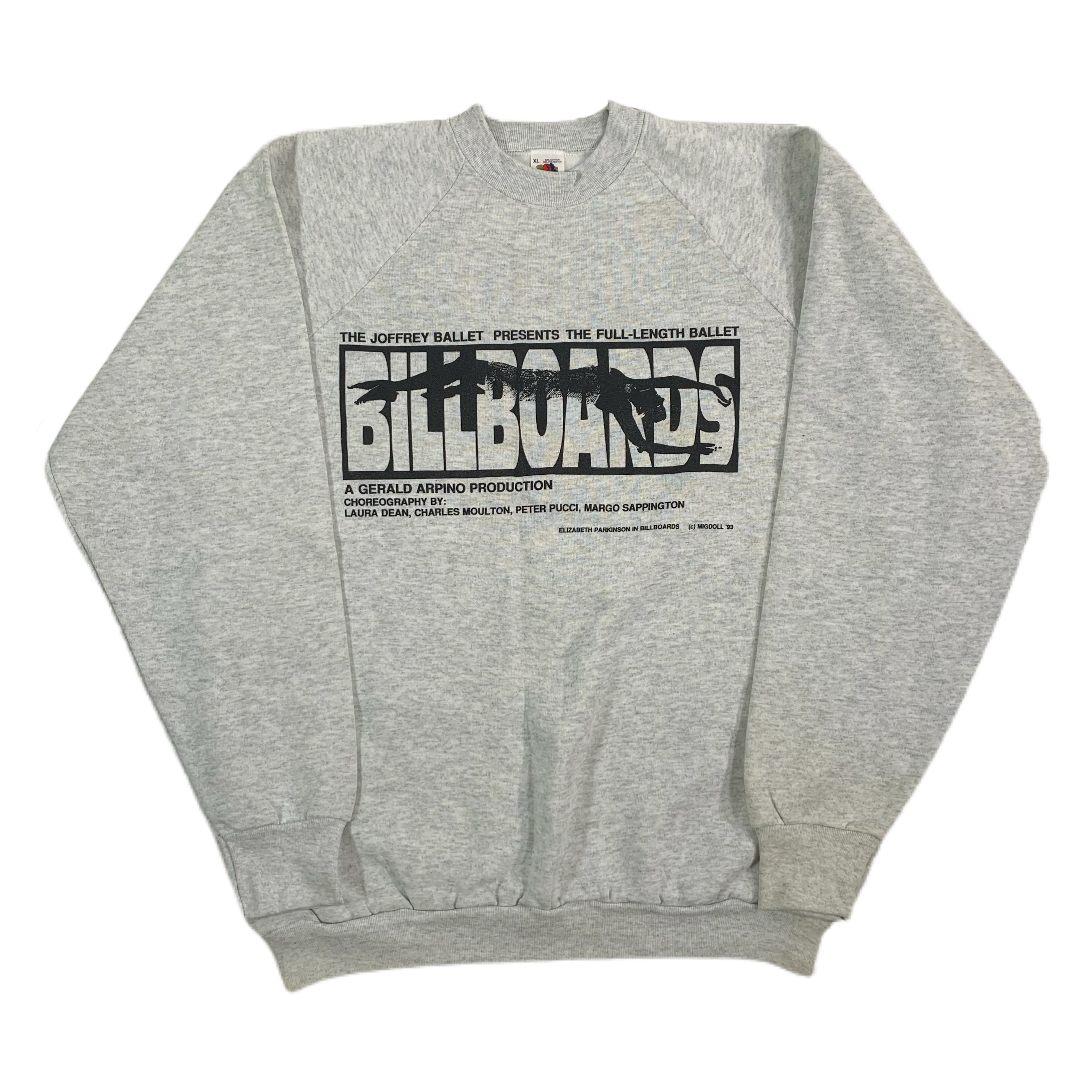 Vintage Billboards Ballet "Prince" Raglan Sweatshirt