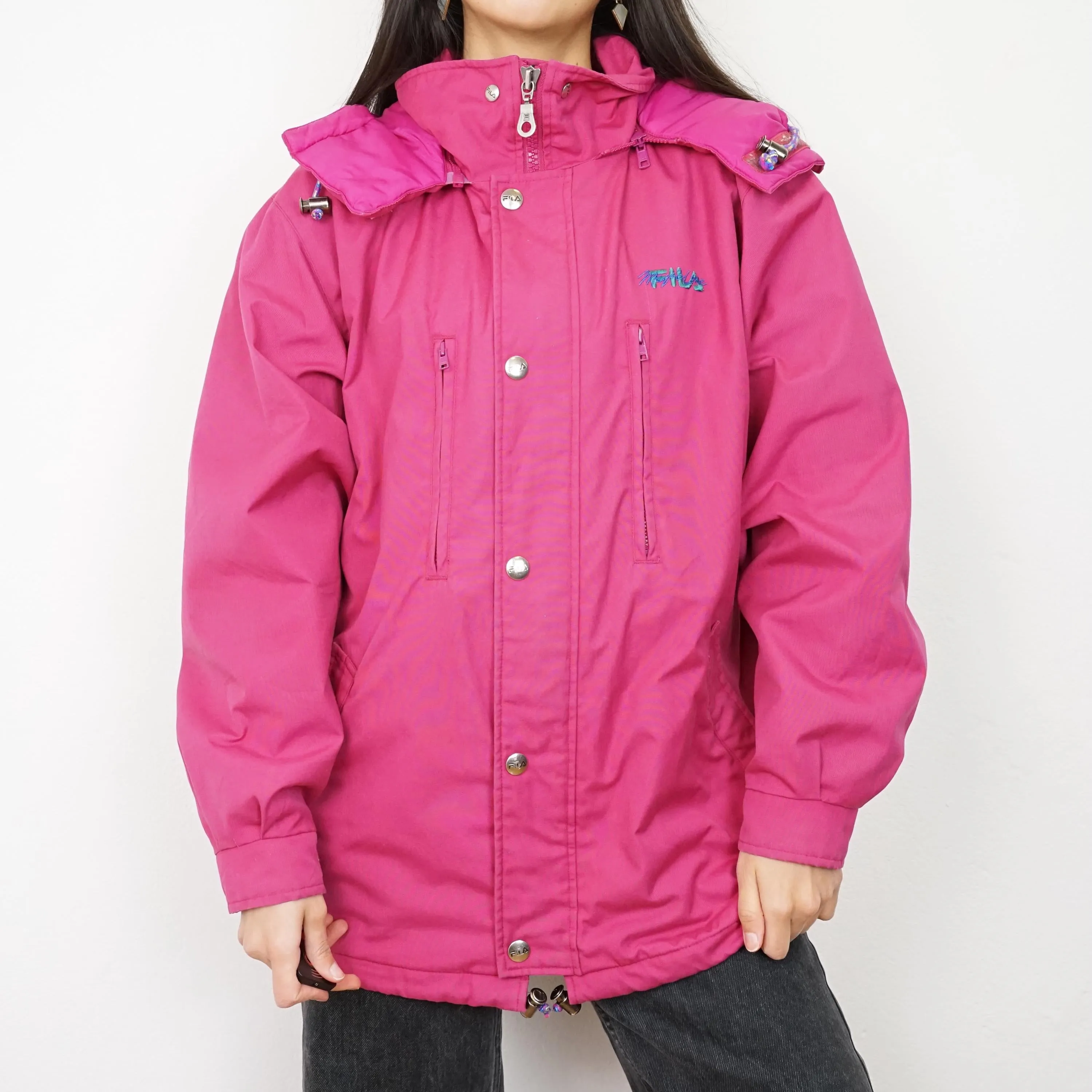 Vintage Fila pink Jacket Size M